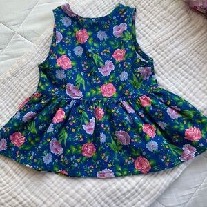 vintage baby Flower dress sleeveless